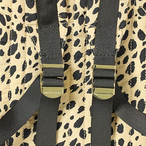 Miniatura 4 de Tienda Essentials Mochila escolar unisex de nailon para niños, leopardo beige, talla única