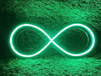 VYNES Infinity LED Neon Sign / Light 6x14 inches, Decor for Room Wall, Decorative Light, For Party, Bedroom, Living room, Bar