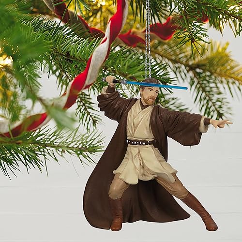 Miniatura 6 de Hallmark Keepsake Plástico, adorno navideño 2022, Star Wars La venganza de los Sith OBI-Wan Kenobi