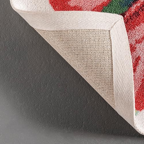 Miniatura 3 de nuLOOM Alfombra contemporánea Sabrina floral de 5 x 8 pulgadas, multicolor