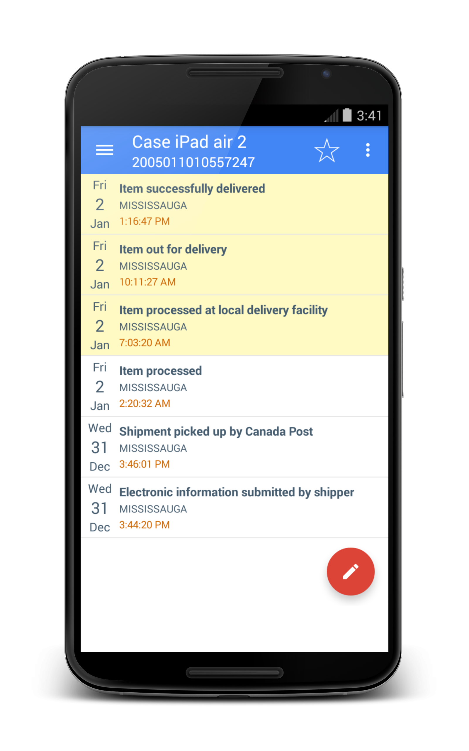 Canada Post Auto Tracking System - App on Amazon Appstore