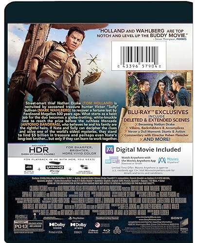 Miniatura 3 de Uncharted - 4K + Blu-ray + Digital