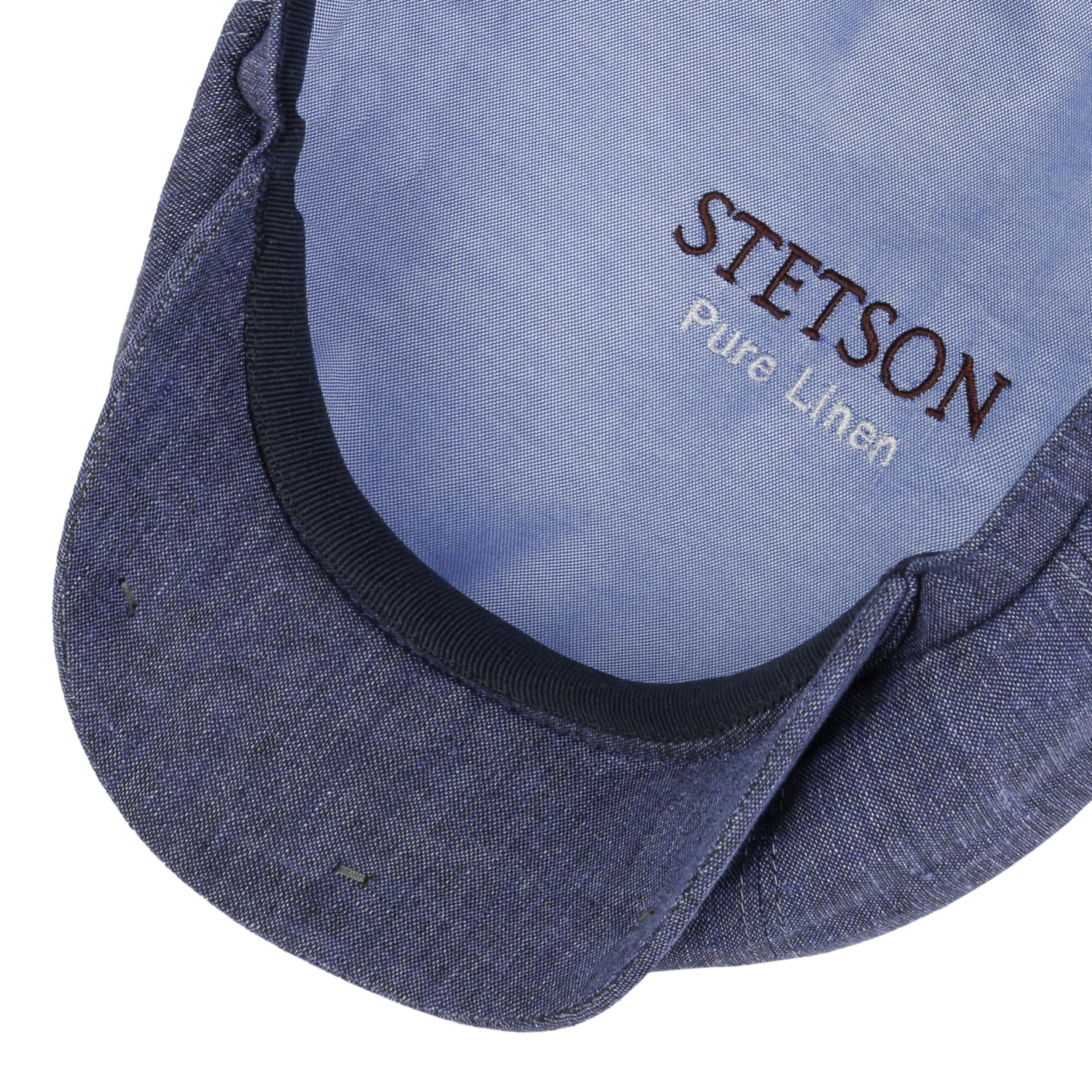 Stetson Herren Leinenhatteras Zeitungsjunge-Kappe Grau