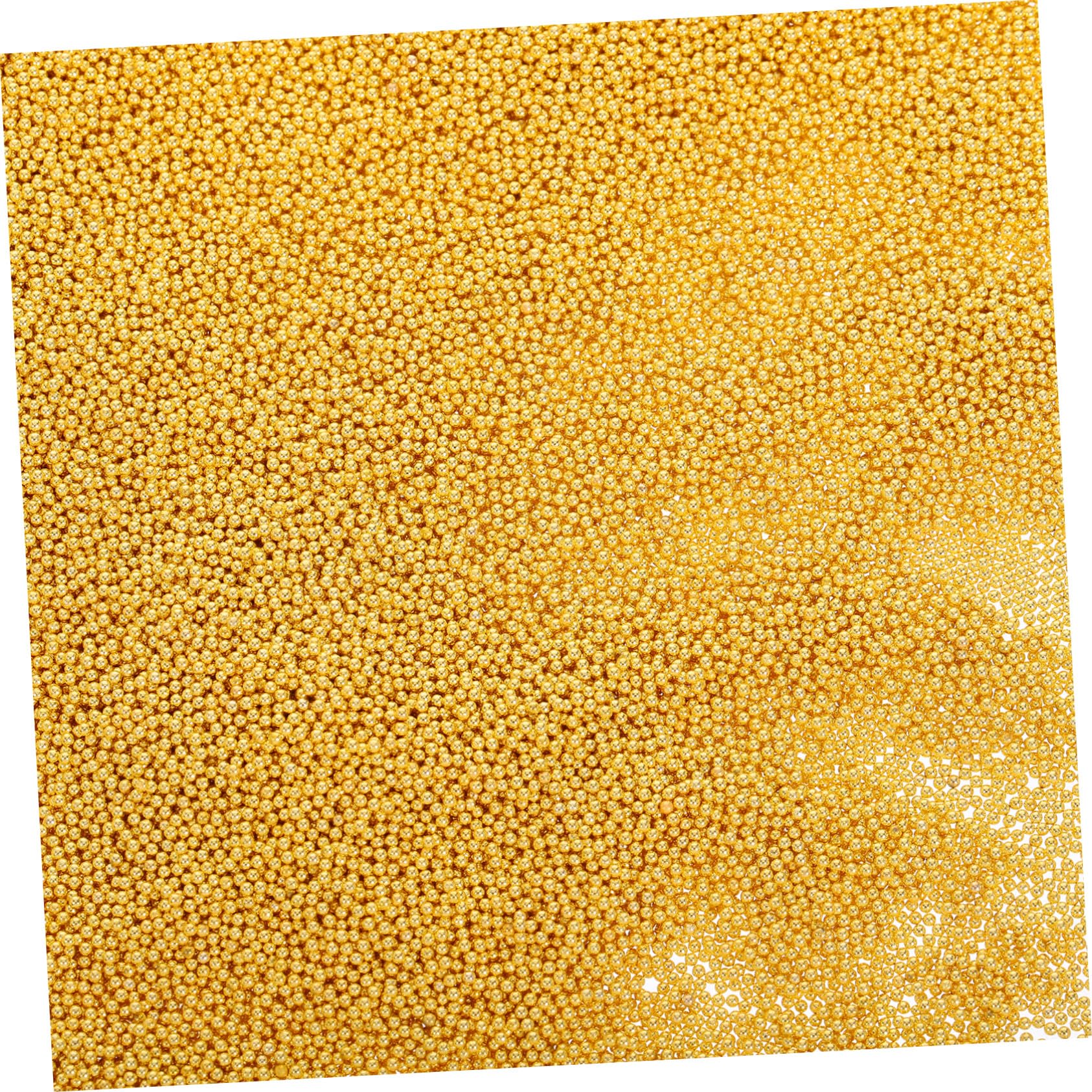 Decorative Mini Beads per Unghie in Metallo Oro Palline Resistenti per Manicure DIY Adatte Tutte le Forme di Unghie e Uso Quotidiano
