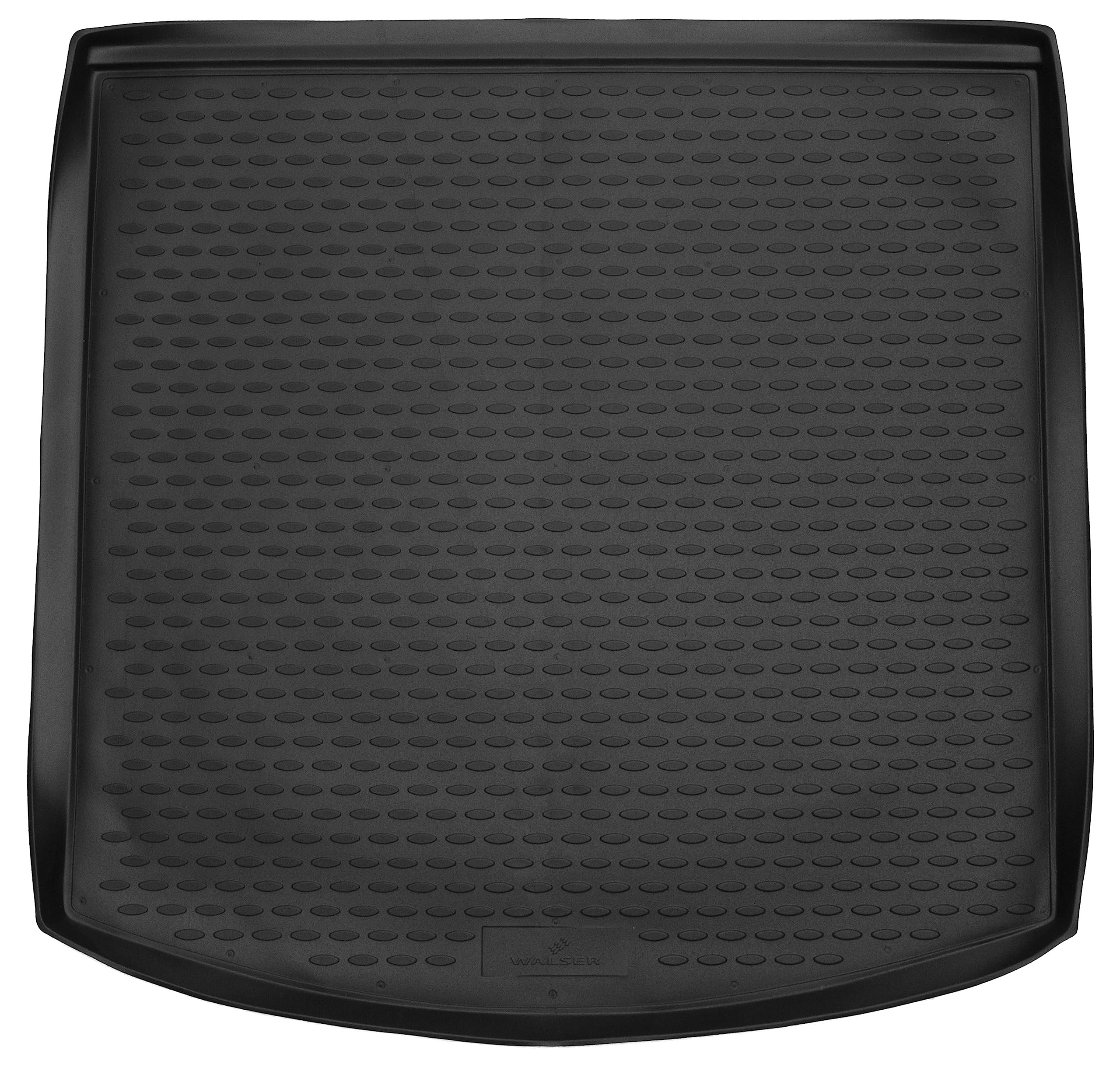 Walser Vasca Baule XTR su Misura Compatibile con VW Touran, 2003-2015 7 posti, 3a Fila piegata - Tappetino Lungo, Tapetto per Bagagliaio