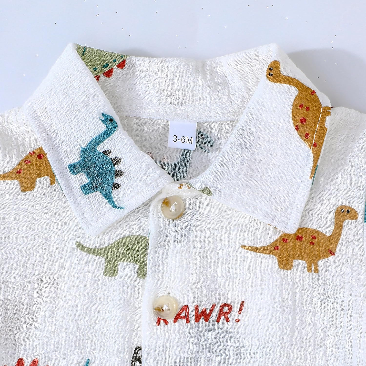 SUREPOCH Baby Boy Clothes Set Summer Toddler Short-Sleeve Shirt & Elastic Waist Shorts Set For Baby Boy Outfits - Image 2