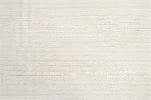 Hausattire Hand Woven Jute Braided Area Rug, 9’x12’ – Off White, Reversible Boho Rugs for Kitchen, Living Room, Bedroom I Farmhouse Decorative Floor Rug, 108x144 Inches