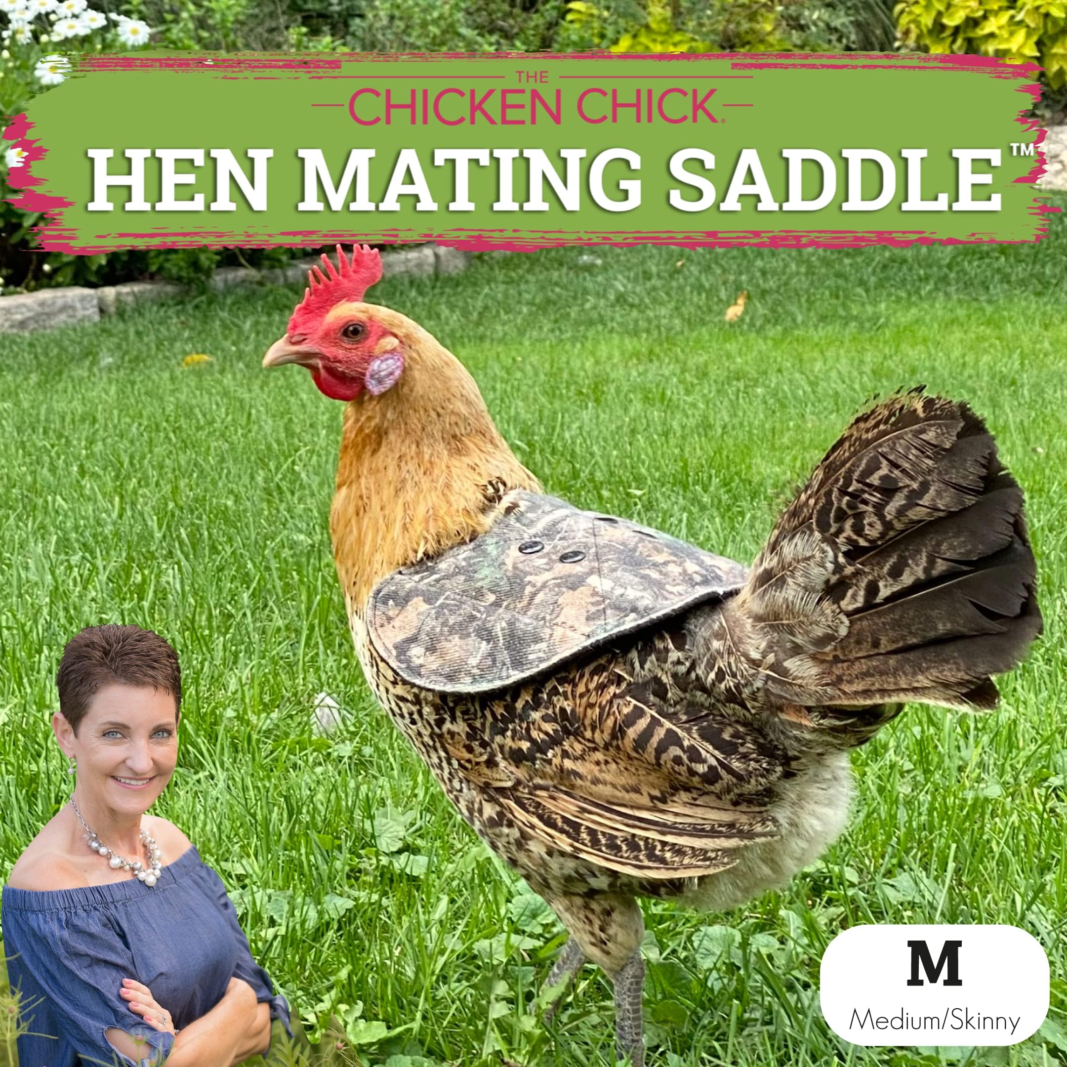 The Chicken Chick® Hen Mating Saddle Skinny / Medium