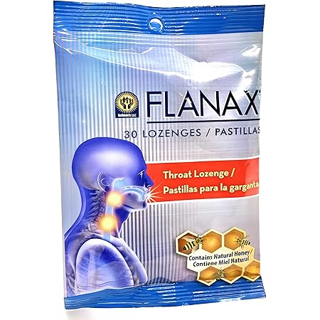 Flanax Throat Lozenges Drops 30 ct main image 0