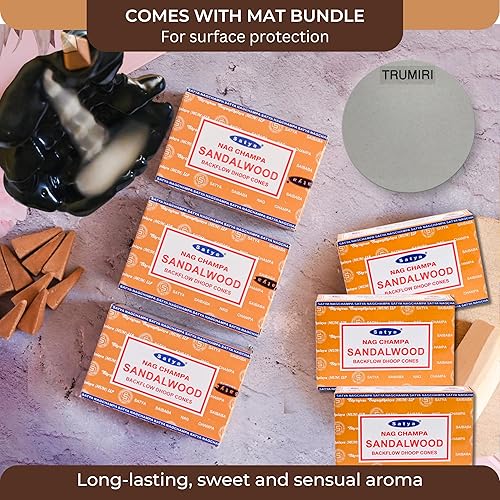 Vista 17 de Super Hit - Conos de incienso de reflujo para cascada, fuente de humo aromático, Haze Falls y esterilla, paquete de 6 Super Hit - 6