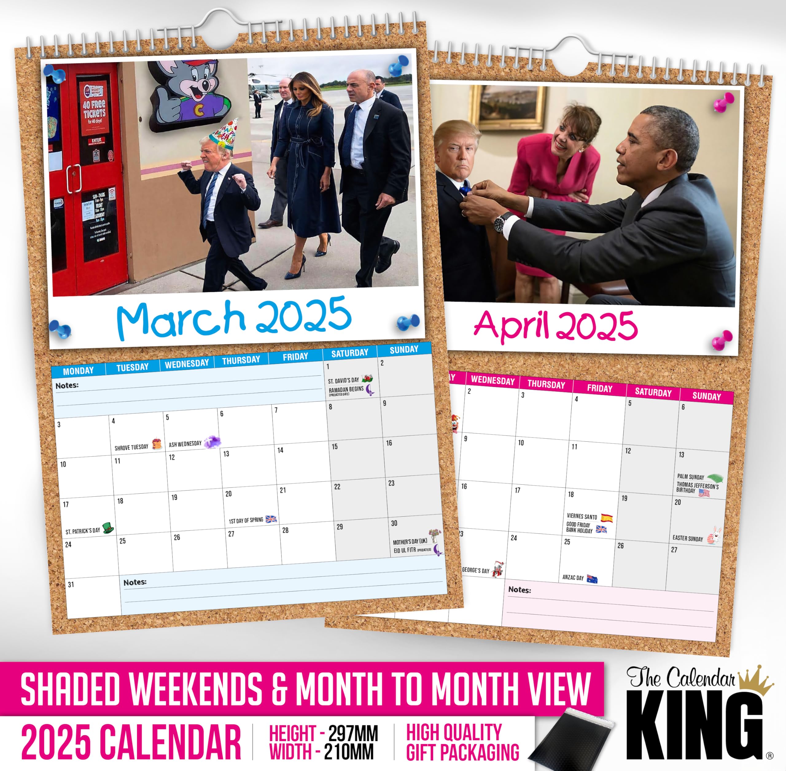 The Calendar King // Kid Trump - 2026 Wall Calendar (Full Colour, A4 Size) - Image 3