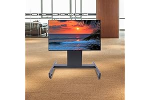 Confidence Monitor Stand: Exceptional Tilting and Mobile TV Cart