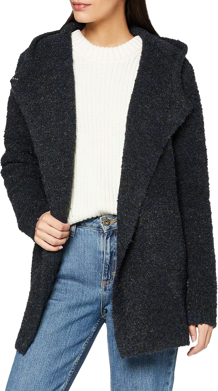 Cecil Women's 100666 Coat, Graphite Grey Melange, M Amazon.co.uk Fashion