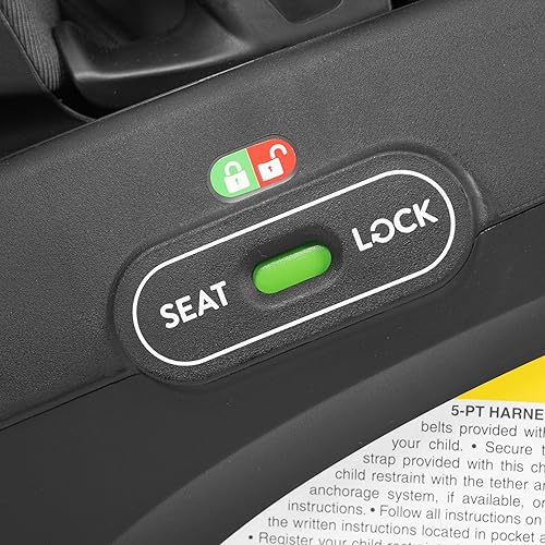 Miniatura 13 de Evenflo Gold Revolve360 Extend - Asiento giratorio para automóvil todo en uno con SensorSafe (gris piedra luna)