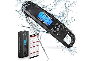 Powlakenxs Waterproof Digital Instant Read Meat Thermometer