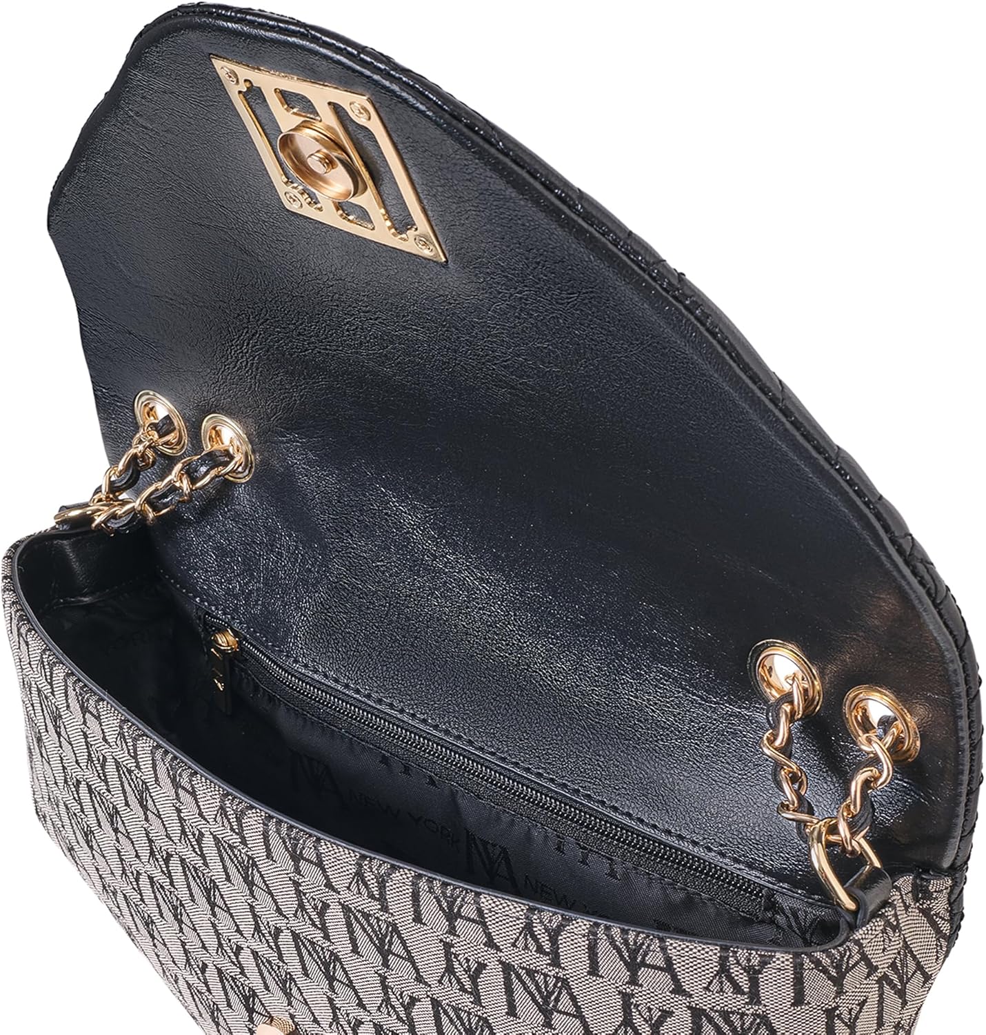 BROADWAY N°2 Canvas Shoulder Clutch Purse Crossbody Designer Bag for Ladies Large Evening Casual Party Work Women Handbag - Image 7