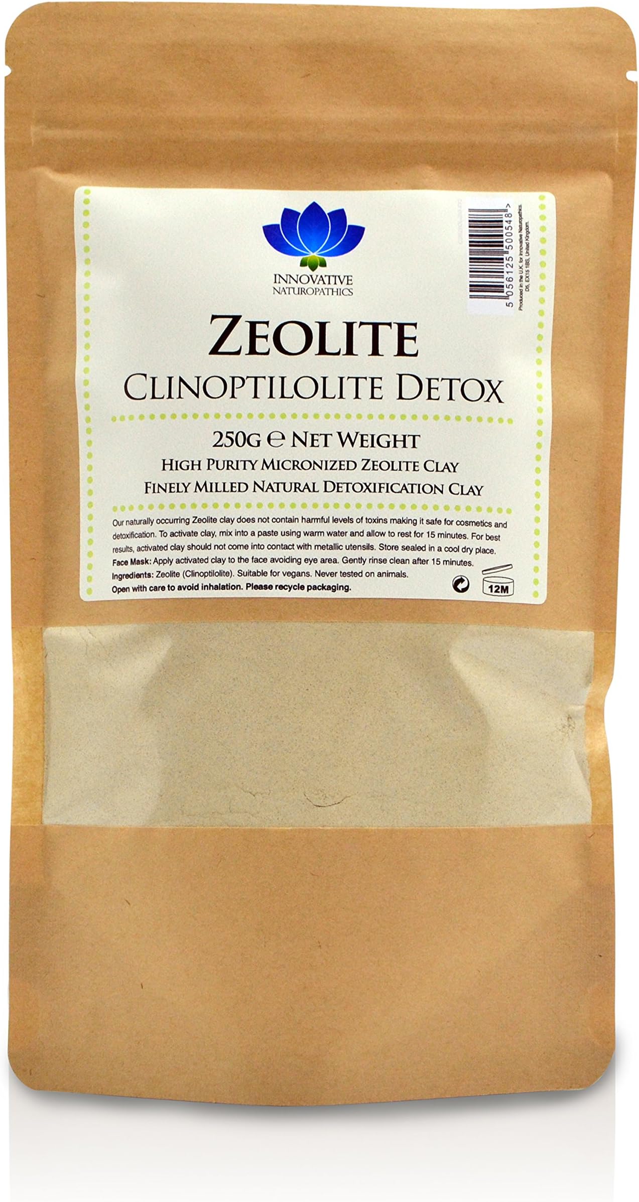 Zeolite Clay/High Purity Detox Powder / 250g Packet