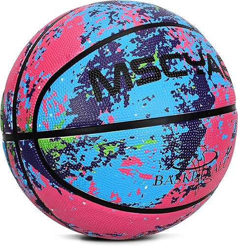 Miniatura 2 de Youth Basketball Size 5(27.5"),Kids Basketball for Indoor Outdoor Pool Play Games or Practice Basketball Basic Skills (Best Gift for Children)