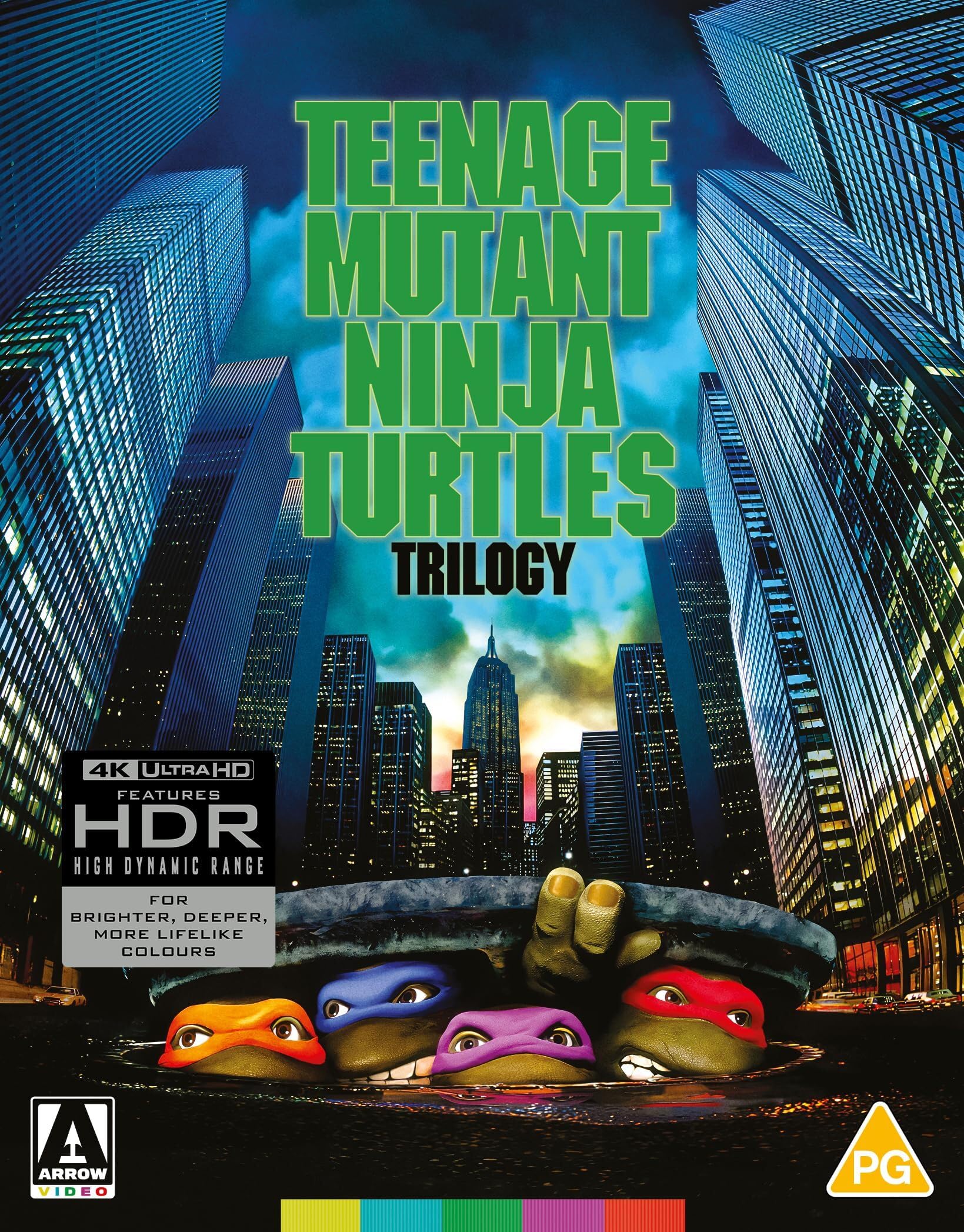 Teenage Mutant Ninja Turtles: Trilogy (Limited Collector's Edition) [3-Disc Set] [4K UHD + Blu-ray] [Region Free]