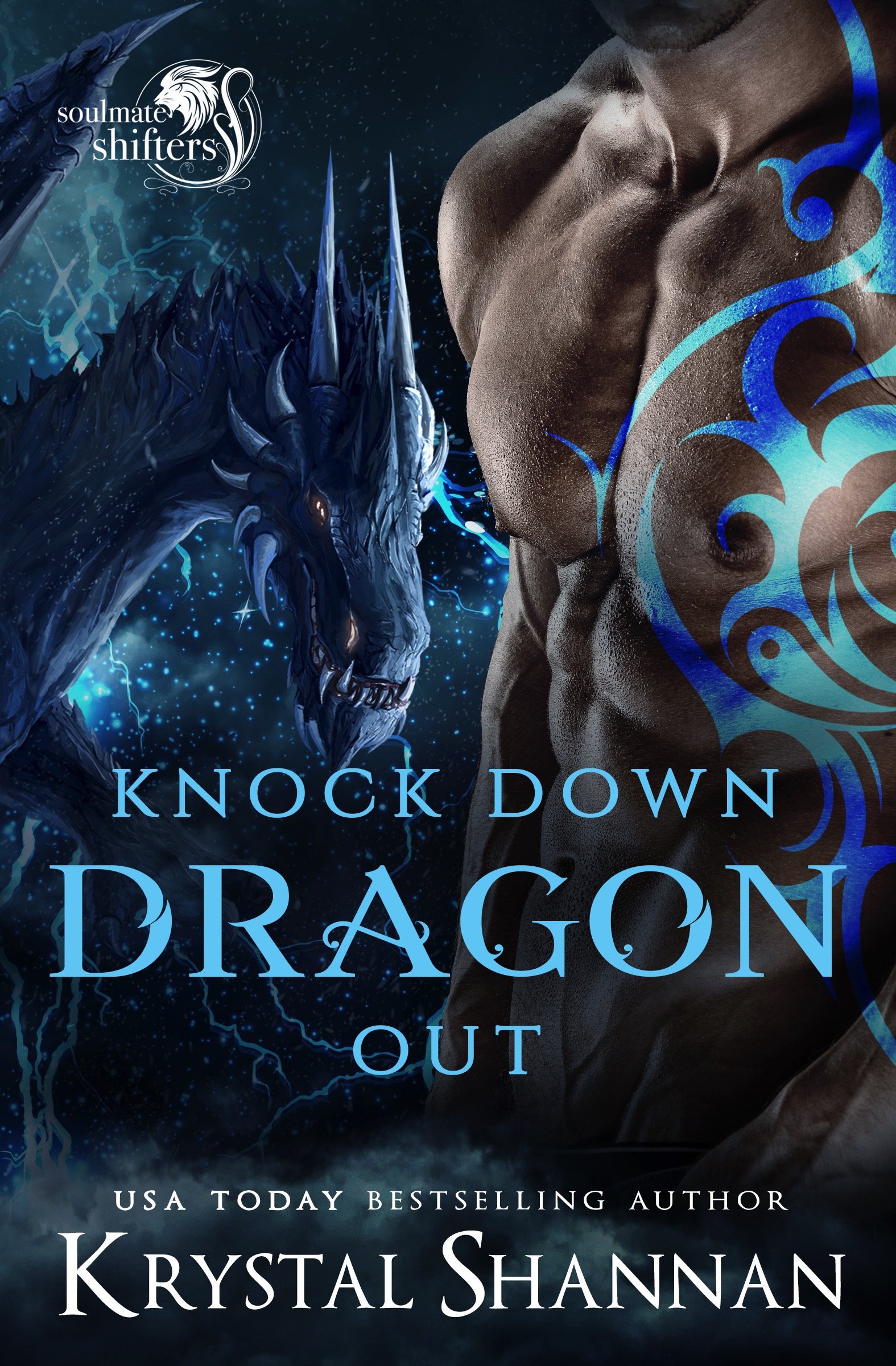 Knock Down Dragon Out: A Sexy Fated Mate Dragon Shifter Romance (Soulmate Shifters in Mystery, Alaska Book 1)