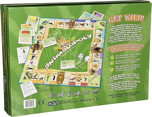 Miniatura 2 de Late for the Sky Animalopoly salvaje verde