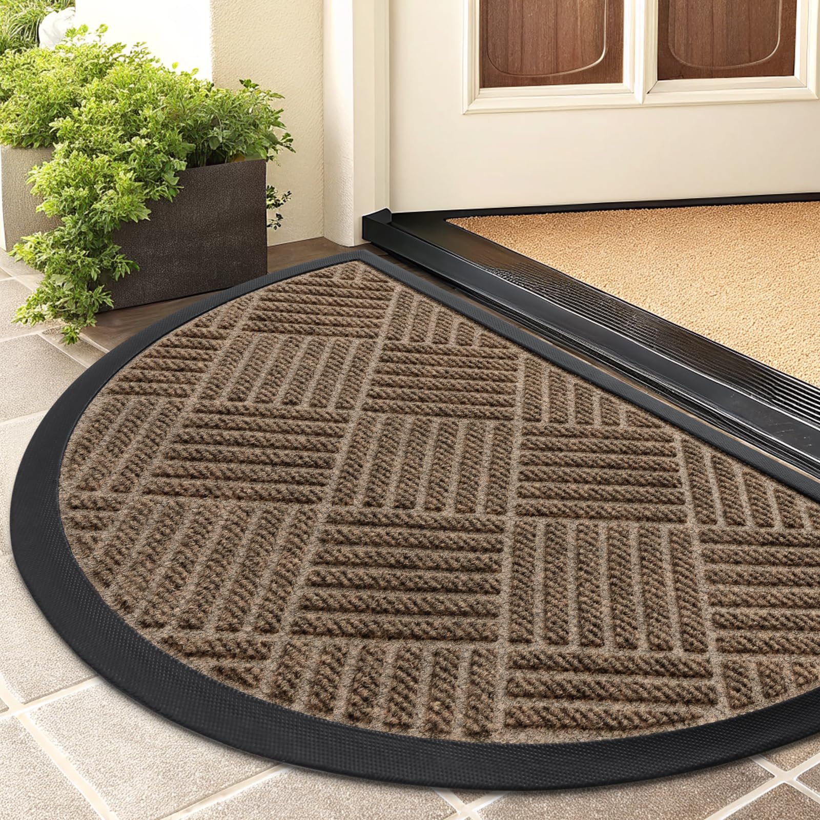 Smiry Front Door Mat - Durable Outdoor Doormat -18