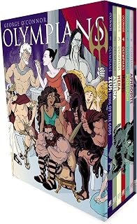 Olympians Boxed Set Books 1-6 by George O'Connor: Zeus Athena Hera Hades Poseidon Aphrodite Greek Mythology Graphic Novels