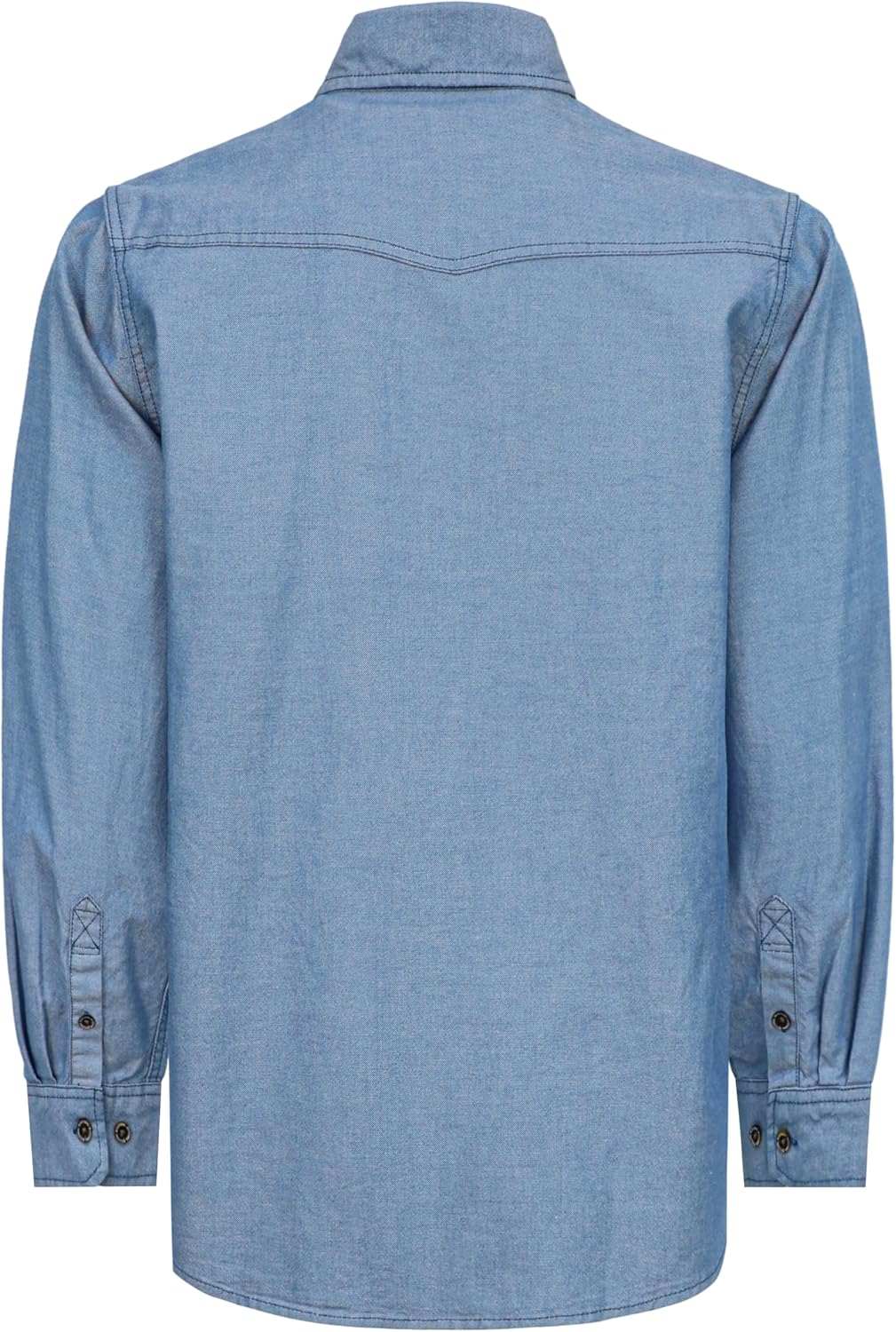 BOCOMAL FR Shirts Button Down Dura-Light 6.5 oz Soft Heather Duck Utility Chest Pockets Flame Resistant Work Shirt CAT2 - Image 6