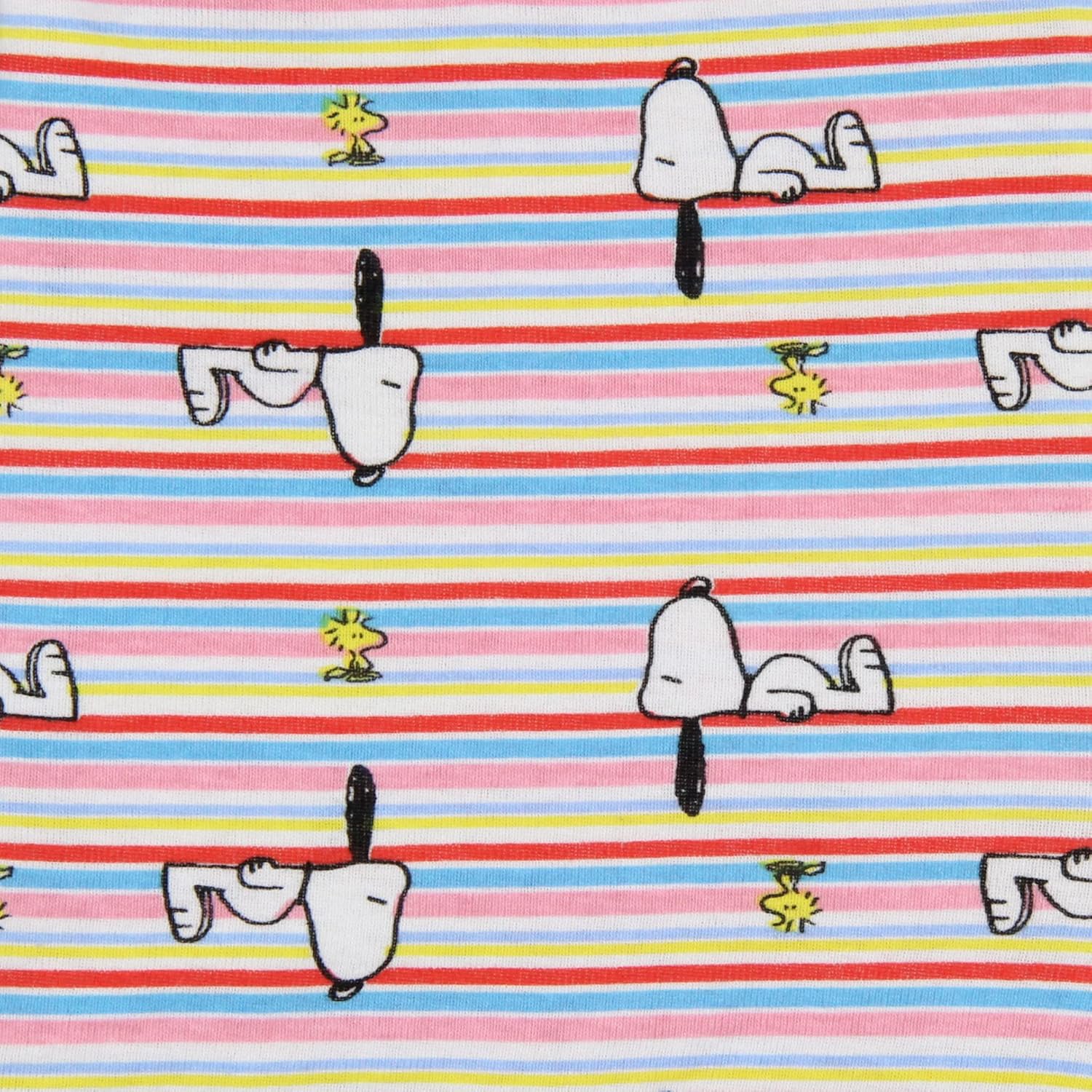 Peanuts Girls' Snoopy Happiness Is Sleeping In Pajama Set Tank Top Shorts - Image 4