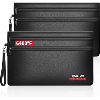 Hontom Pack of 2 Faux Leather Wallets 28 x 19 cm 6400 F