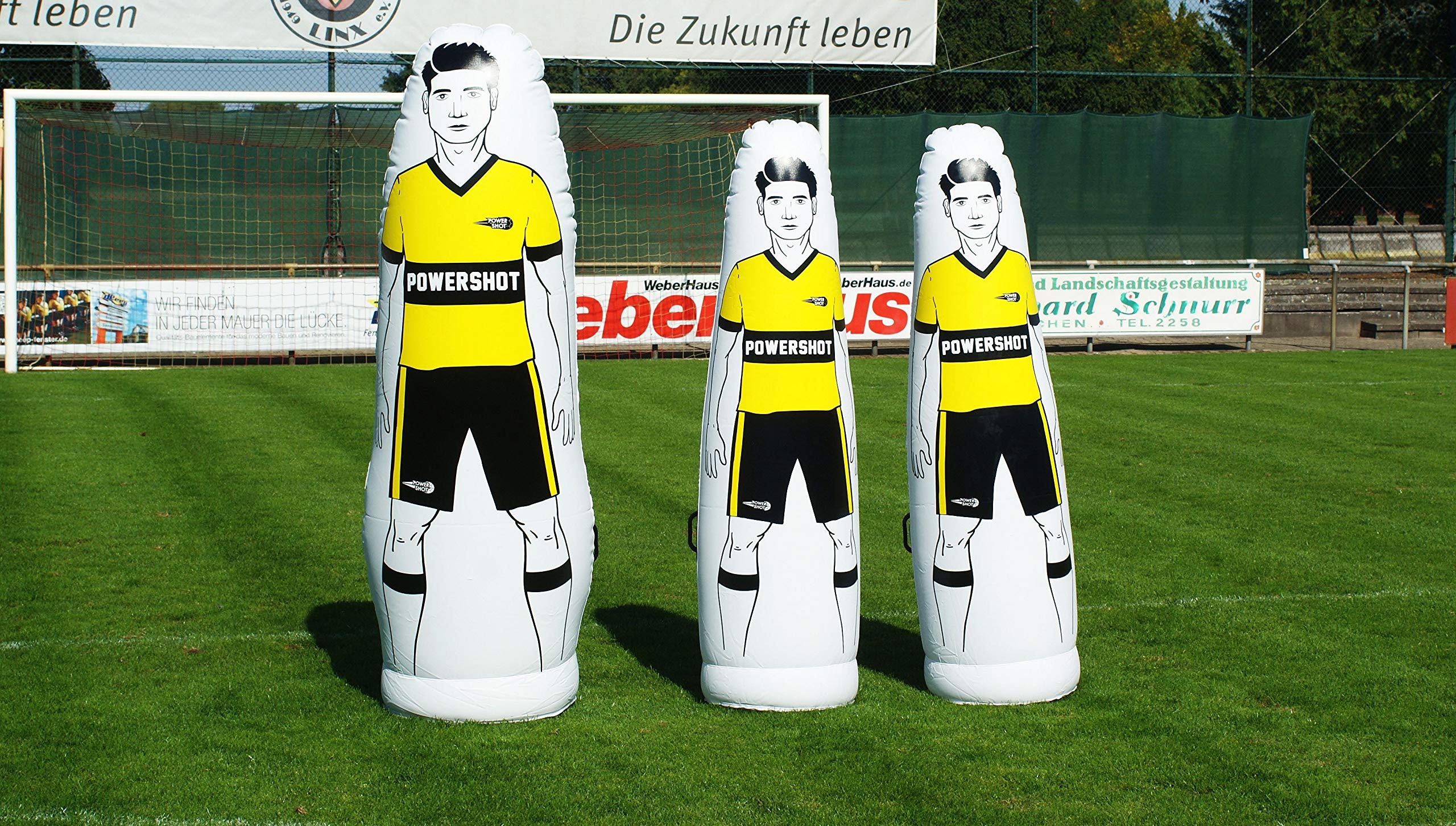 POWERSHOT PVC Inflatable Dummy for Football Training: Choice of Size (2m05)