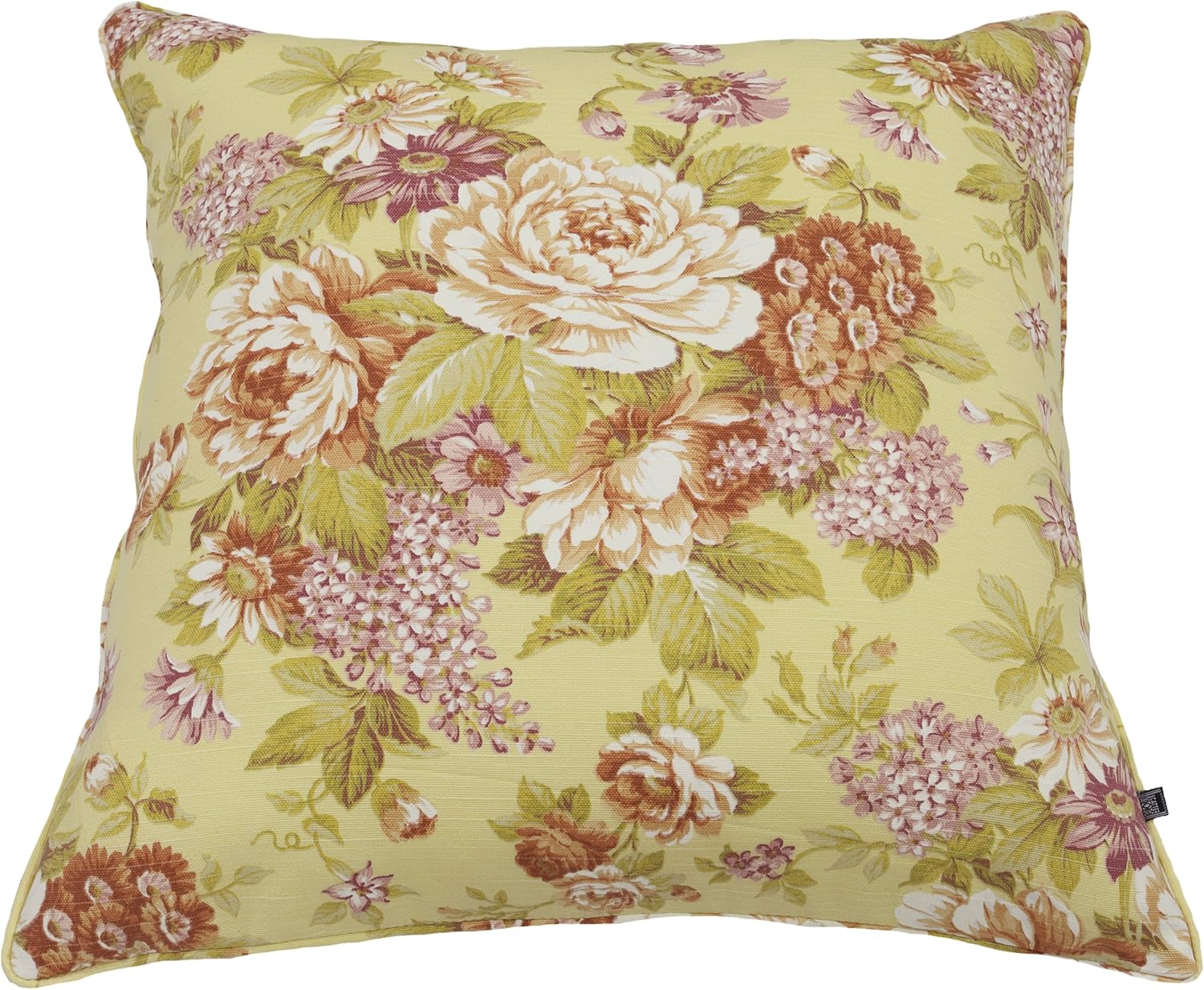 ScatterBox 58 x 58 cm Prairie Rose Cushion, Yellow Home