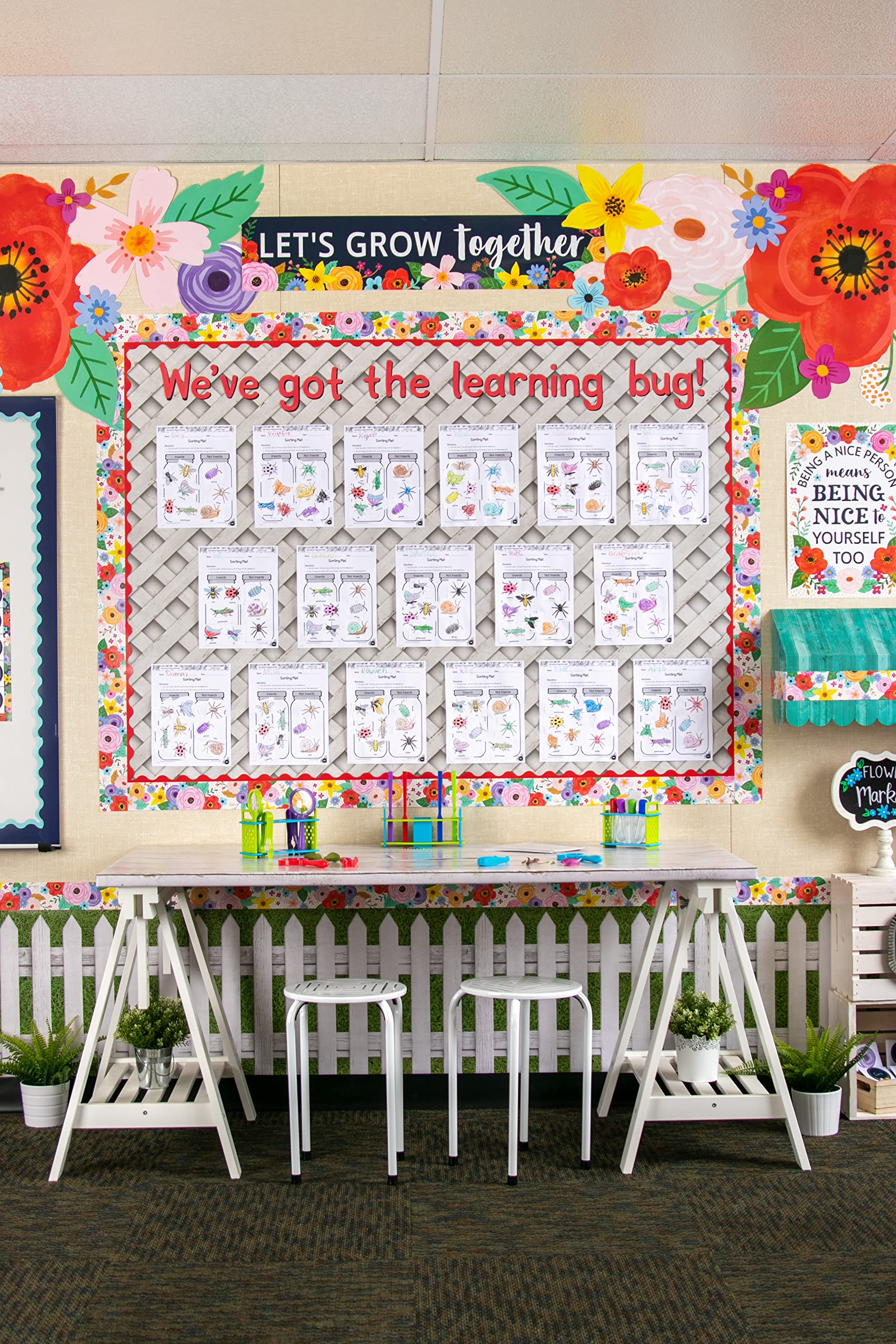 Teacher Created Resources Melon Red Letters - 4 Inch Modern Classic Combo Pack