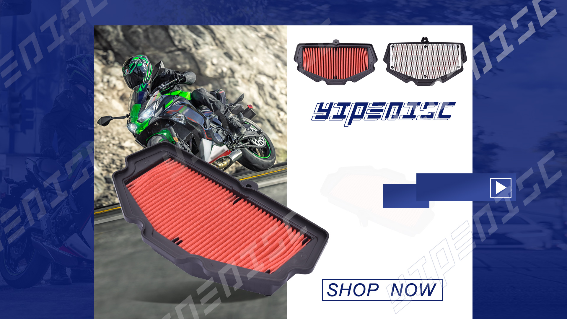 Amazon.com: 2610 Air Filter 11013-0745 for Kawasaki Vulcan-S 650