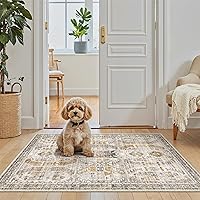 Vista 186 de Madane Alfombra Pasillera Lavable - Alfombras Pasilleras 2x6 para Pasillos de 6 Pies Antideslizante Vintage Alfombra Pasillera de Cocina