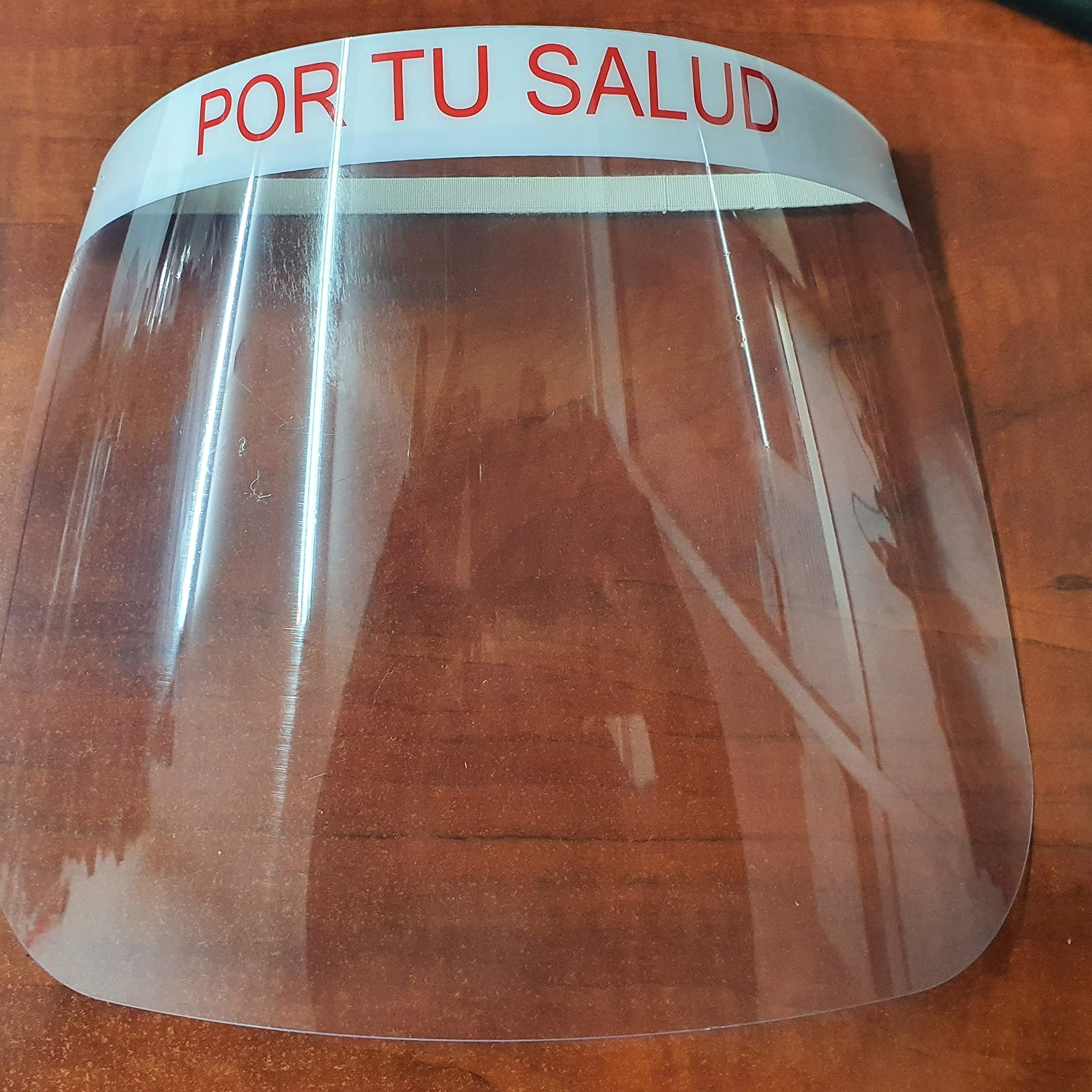 Pack de 10 Uds. | Producto actualizado y Mejorado a 20/04/2020 | Pantalla de protección Facial Transparente | Visera protección máscara Facial | Medida 23 x 26 cm | Protección antisalpicaduras