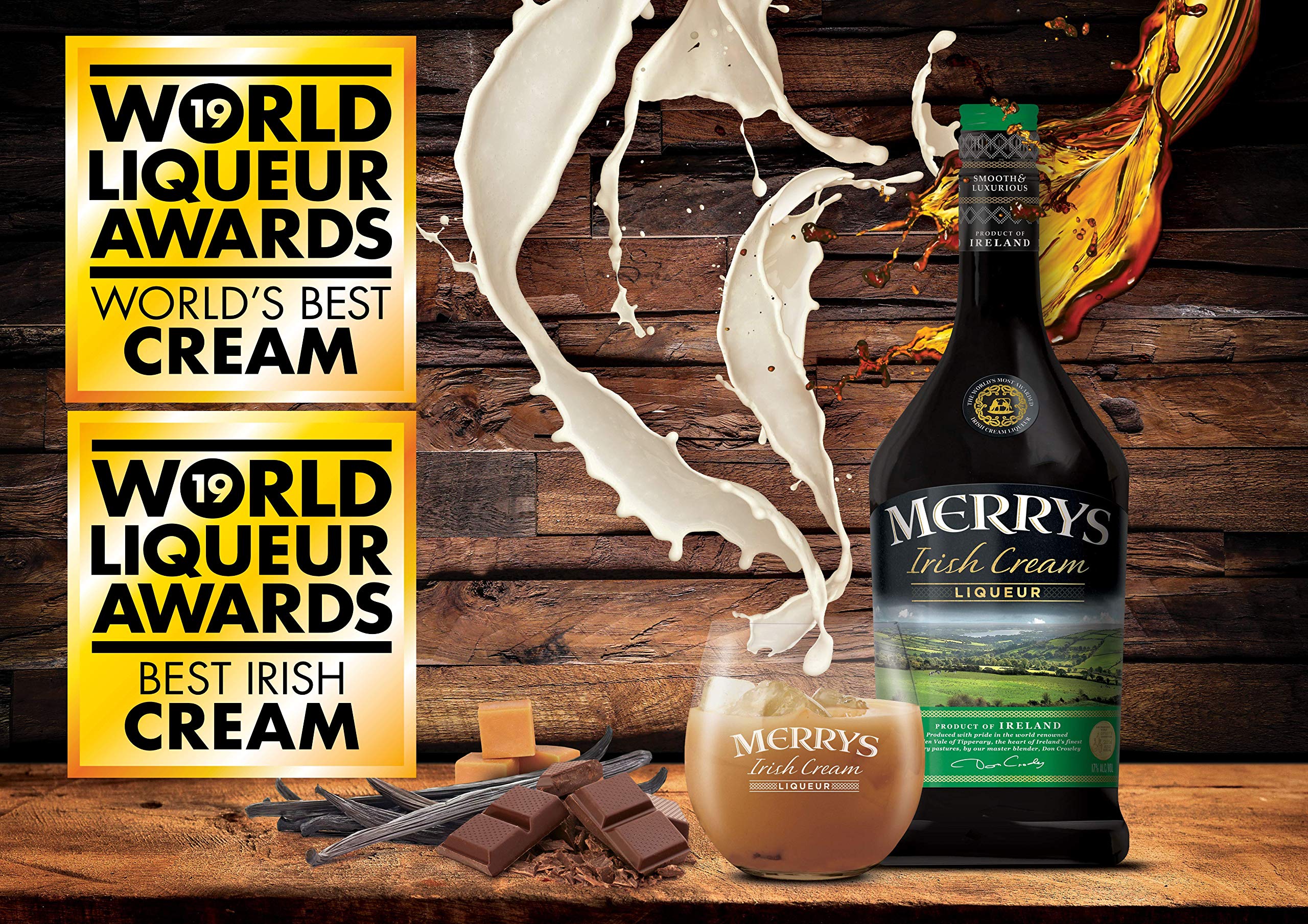 Merrys Irish Cream Liqueur 17% Volume 0,7l : VALDOR74.COM