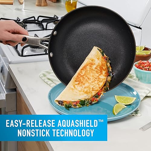 Miniatura 2 de Calphalon Juego clásico de utensilios de cocina antiadherentes anodizados duros, juego de 6 ollas y sartenes