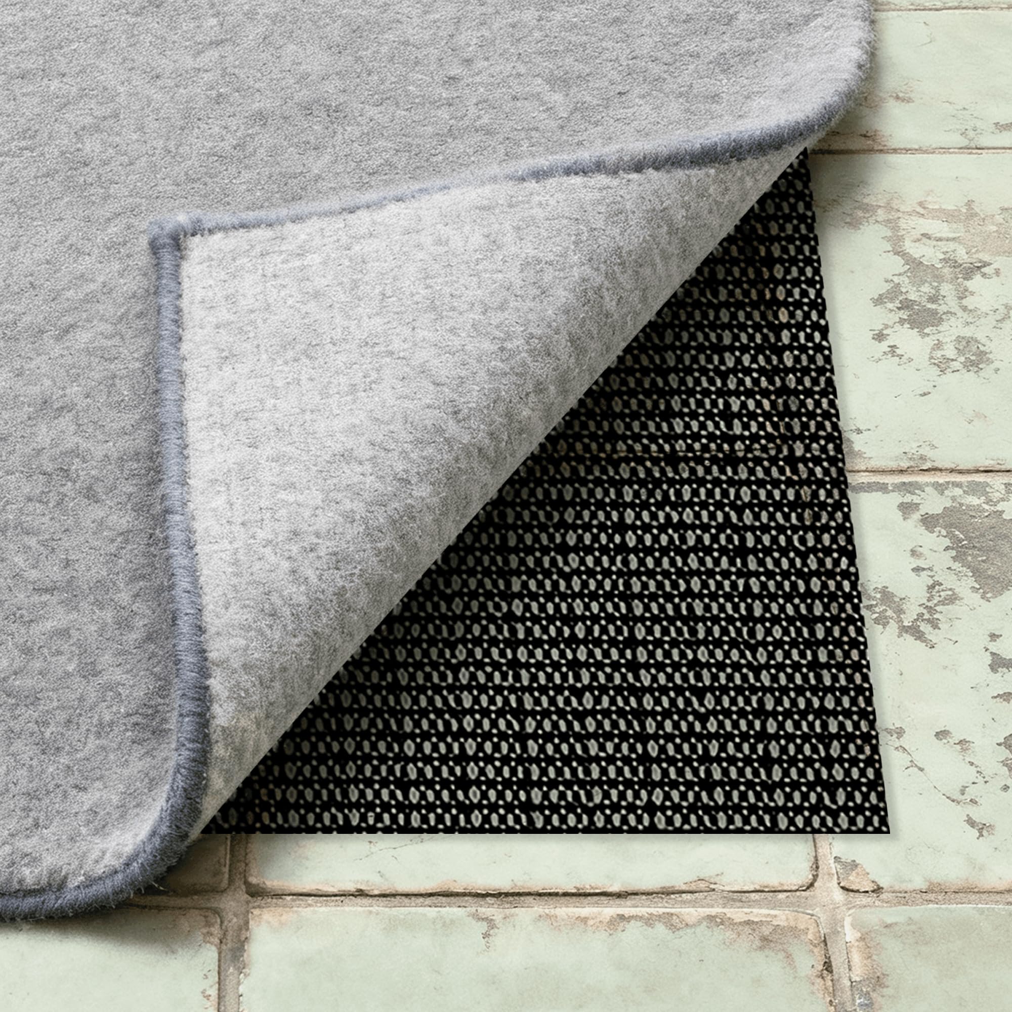 Sottofondo Antiscivolo 195 x 200 cm Antiscivolo e Tagliabile Moquette Tappetino Tagliabile per Cassetti di Tappeti, Bagagliai Auto, Nero