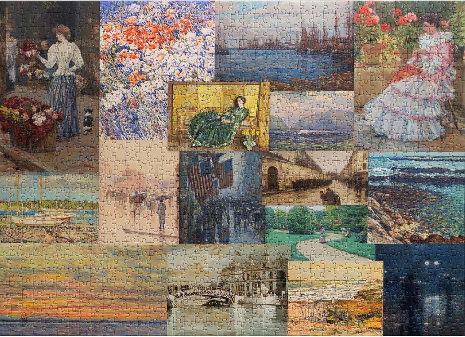 American Impressionism: The Works of Mary Cassatt, Premium 1000 Piece Jigsaw Puzzle for Adults, Glare-Free, Soft-Touch Puzzles, Made in USA, Puzzle Lovers Gift Ideas, 26.6" x 19.25"