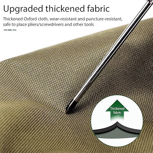 Miniatura 3 de Tool Pouch Bag 2 Pcs Canvas Tool Pouch,Multi-Purpose Tool Bags, Multi-Purpose Small Zipper Tool Pouchs,Screwdriver Tool Bag Set for Organizer