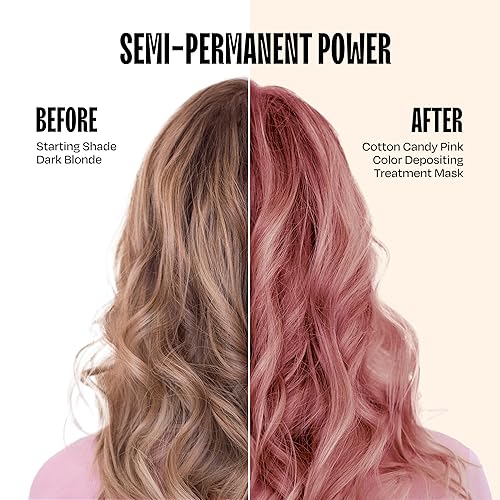 Miniatura 23 de Overtone - Acondicionador de tinte semipermanente para el cabello, 8 onzas, cabello natural y teñido, con manteca de karité y aceite de coco Azul