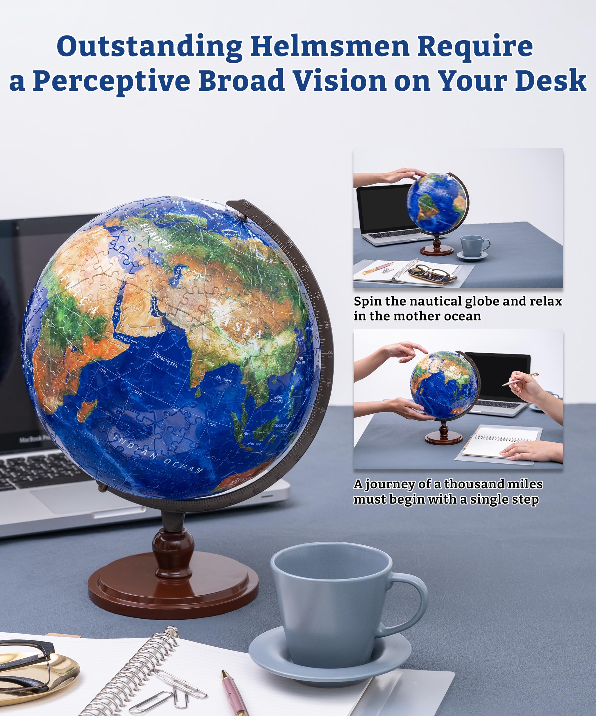 Amazon.com: Pintoo 3-D Puzzle Globe Supreme Large 9