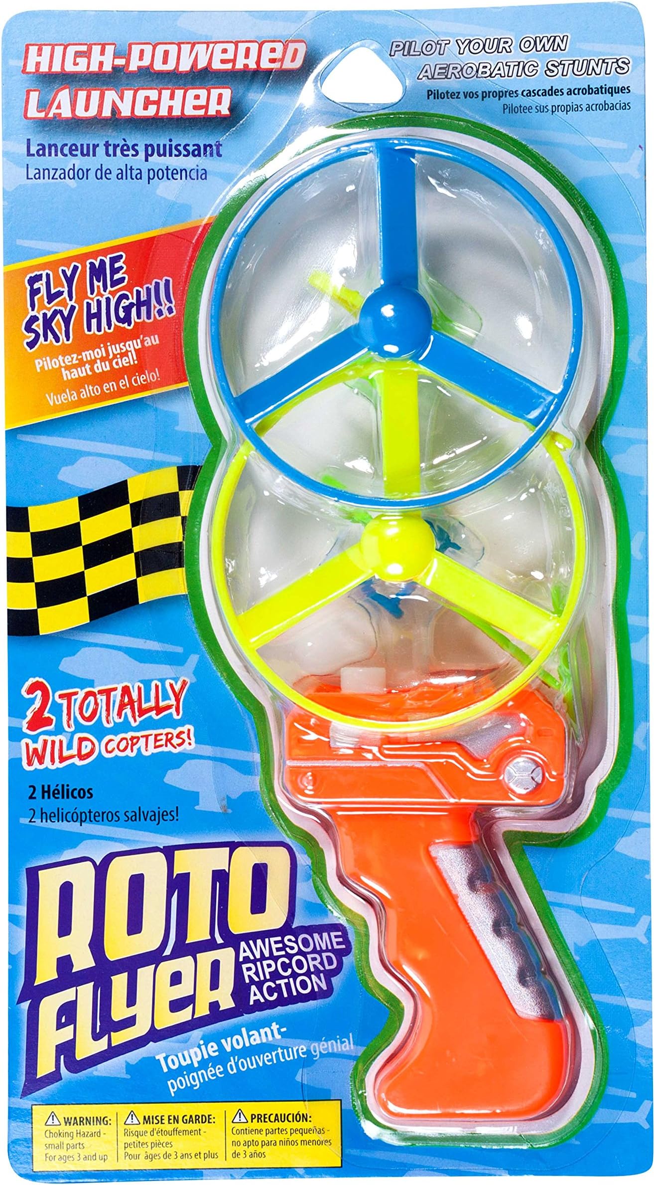 High Powered Ripcord Helicopter