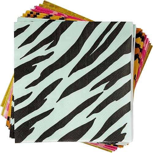 C.R. Gibson Servilletas de bebidas de animales de fiesta, 20 unidades (TW4-25362)