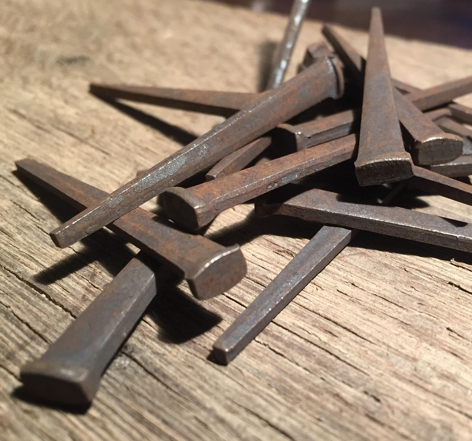 1 lb - 2" CUT FLOORING NAILS - Antique Historic Reproduction Nails - 1 LB