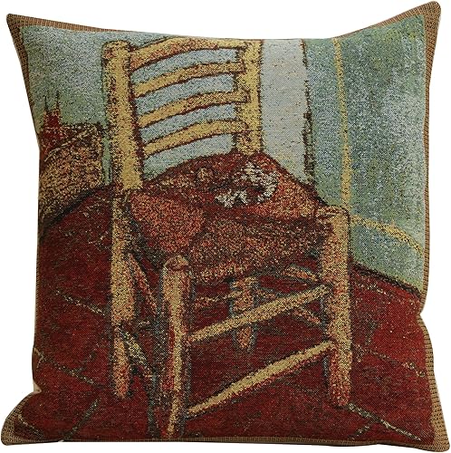 Miniatura 16 de Charlotte Home Furnishings - Funda de almohada decorativa de 16 x 16 pulgadas, fundas de almohada de tapiz para sofá y sala de estar, fundas de El