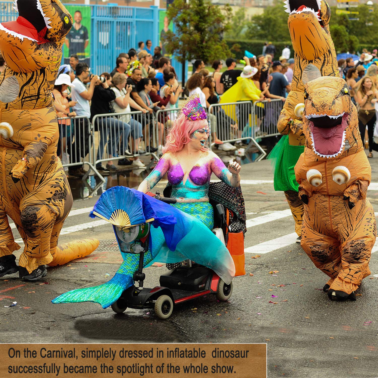 Costume de dinosaure gonflable pour adultes et enfants, costume de dinosaure T-Rex amusant pour Halloween, fête, cosplay, fête costumée, fête pour hommes et femmes