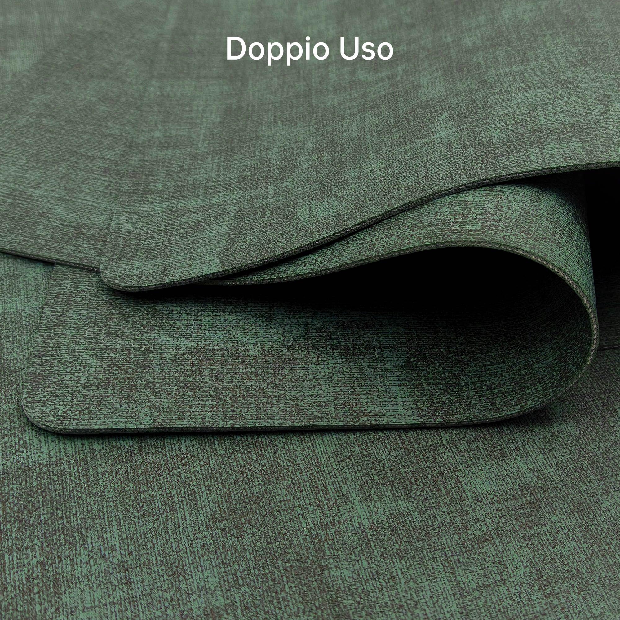 KitchenBoss Tovagliette Americane Lavabili e Sottobicchieri in Similpelle, Set da 4 Tovagliette Colazione Tovaglietta per Uso in Cucina, Sala da Pranzo e Ufficio, Verde, 43x30 cm - 2
