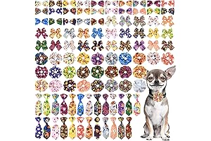 PET SHOW 100pcs Halloween Dog Bow Ties